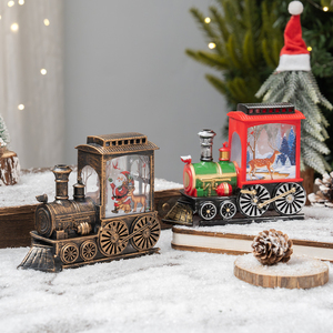 Christmas LED Light Train Locomotive Table Lamp Warm Yellow <strong>Battery</strong> Powered Portable Wireless Control IP33 Rated <strong>1</strong>-Year Warranty - Product Image 5