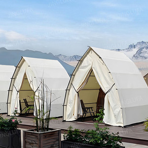 Tienda de campaña de lujo con forma de barco para hoteles, campings, restaurantes en la azotea, lugares escénicos, tela Oxford duradera de acero para acampar en casa de familia - Product Image 1