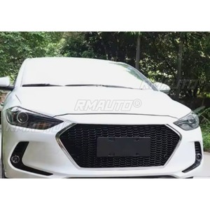 กระจังหน้ารถยนต์สำหรับ Hyundai Elantra รุ่นปี 2016-2018 ชุดแต่งกระจังหน้าสไตล์ Racing สำหรับ Hyundai Elantra อุปกรณ์ตกแต่งรถยนต์ - Product Image 3