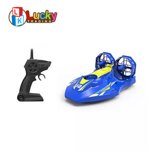 LK Toys 4Ch Funks teuerung spielzeug 2.4G Rc Boot Land und Wasser für Kinder 2 in 1 fern gesteuertes Luftkissen fahrzeug - Product Image 2