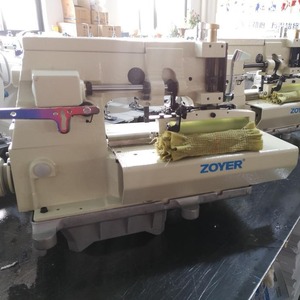 Zoyer 33-Needle Flatbed Chain Stitch <b>Sewing</b> <b>Machine</b> With Gathering Feature For Textile Industry - Product Image 1