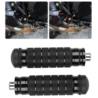 Repose-pieds de moto en alliage d'aluminium M8 antidérapants pour moto tout-terrain, cruiser, scooter