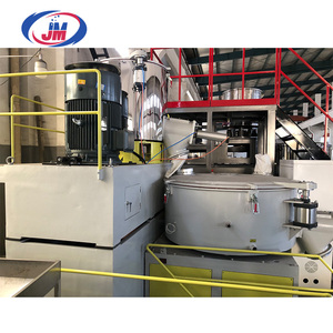 เครื่องผสมพีวีซีแบบกรวยสองสกรูอัตโนมัติความเร็วสูง ทำจากสแตนเลส พร้อมระบบควบคุม PLC และระบบผสมร้อน/เย็น - Product Image 4