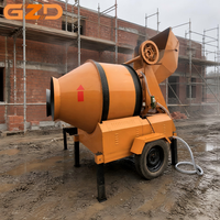 Vente d'usine GZD : Bétonnière électrique à tambour inclinable de 400 L pour le mélange du ciment et du mortier