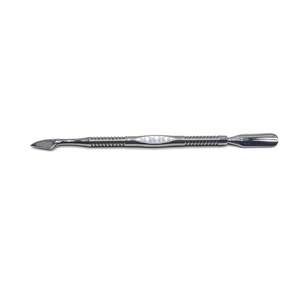 Stainless Steel Cuticle Pusher Straight Edge Cutter Double Ended Nail Tool for Manicure Pedicure - Product Image 1