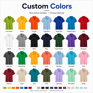 Camiseta Polo Personalizada 100% Poliéster 200 GSM de Secado Rápido, Transpirable, Manga Corta, Color Sólido, Ropa Casual de Golf para Hombre - Product Image 3