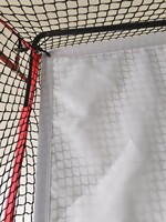 Simulateur de golf portable 4 plis HD ImpactScreen 10x8FT avec cadre métallique en polyester, couleur personnalisable, pour sports de cage (baseball, softball)