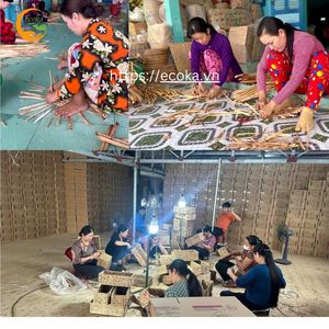 Hot Sale 12x12 Foldable Eco-Friendly Water Hyacinth Straw <b>Woven</b> <b>Storage</b> <b>Basket</b> for Clothing and Home Decor - Product Image 6