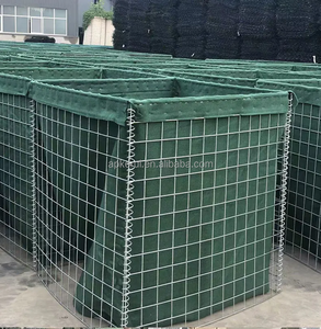 Hot Dipped Galvanized Welded <strong>Gabion</strong> Wire <strong>Mesh</strong> Bastion Defensive Barrier for Flood Control and Cages - Product Image 1