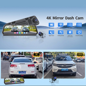 Carlover Espelho Retrovisor 4K AI com ADAS e BSD, Câmera Veicular 4K com Wi-Fi Duplo e GPS, Câmera Frontal e Traseira 4K para Carro <span class=keywords><strong>DVR</strong></span> - Product Image 3