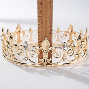 <span class=keywords><strong>Couronne</strong></span> de <span class=keywords><strong>roi</strong></span> personnalisée de haute qualité <span class=keywords><strong>pour</strong></span> homme, personnalisable gratuitement <span class=keywords><strong>pour</strong></span> les fêtes et les bals - Product Image 2
