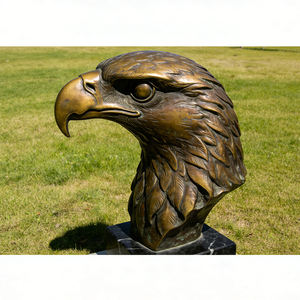 <span class=keywords><strong>Statue</strong></span> d'aigle, de faucon ou de hibou en bronze et laiton sur mesure, grande taille, artisanale, <span class=keywords><strong>sculpture</strong></span> animale sur mesure à vendre - Product Image 4