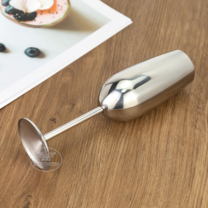 Verre à vin mousseux à pied long réutilisable de 260 ml, verre à cocktail, maintien au frais, flûte à champagne pour bar, restaurant, fête, hôtel - Product Image 4