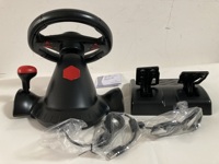 Volant de course 5-en-1 avec pédales pour NS P-S5, P-S4, P-S3, PC, volant de course filaire pour jeux sur console