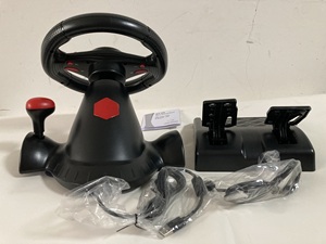 Volant de course 5-en-1 avec pédales pour NS P-S5, P-S4, P-S3, PC, volant de course filaire pour jeux sur console - Product Image 6