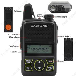 เครื่องส่งรับวิทยุ BAO FENG BF-T1 ขนาดเล็กพิเศษ แบบพกพา รองรับคลื่น FM และ UHF กำลังส่ง 2 วัตต์ กันน้ำระดับ IPX-1 พร้อมไฟ LED คู่มือผู้ใช้ 16 - Product Image 2