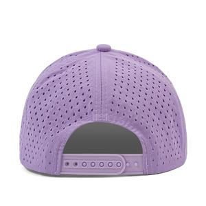 ZZB Gorra Deportiva de Béisbol Personalizada al por Mayor, Perforada con Láser, Transpirable, Impermeable, de Secado Rápido, con Borde Plano y Ventilación con Cuerda - Product Image 5