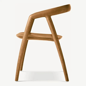 Sillón de Comedor de Madera de Roble Estilo Nórdico Luka de Gran Venta para Sala de Comedor - Product Image 4