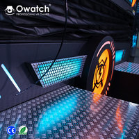 Équipement de cinéma interactif Owatch pour deux personnes, cinéma électrique 9D pour parc d'attractions
