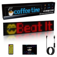 2 uds. Panel de píxeles de matriz LED DIY RGB animación personalizada programable coche camión publicidad Logo luz App Control lámpara de ojo de Diablo