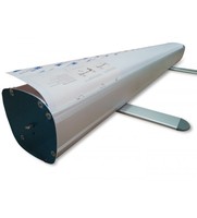 Soporte Retráctil para Pancartas de Aleación de Aluminio IMPAC, Impermeable, Ligero, Montaje sin Herramientas, Diseño Personalizado, Promocional