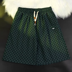 Shorts en toile de polyester unie pour homme, personnalisés, écologiques, taille mi-haute, imperméables, respirants, avec cordon de serrage numérique, service OEM - Product Image 6