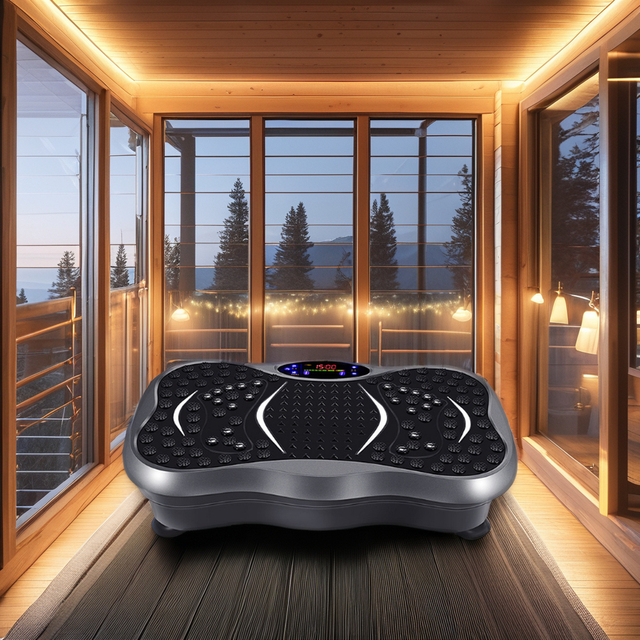 New-Design Electric Body Shaping Fat Reducing 4D Vibration Platform for Women Use  Super Body Shaper Vibration Plate