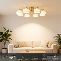 Plafonnier rétro à ampoules incandescentes, lampe encastrée en bois massif pour la décoration de maison d'hôtes, entrée, couloir, couloir et balcon E27