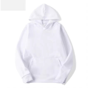 Sweat à capuche décontracté brodé en coton double couche 380G de haute qualité, épais et chaud - Product Image 4