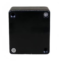 Boîtier de jonction électrique extérieur étanche IP65 en aluminium moulé sous pression noir anti-poussière MythEle pour électronique de circuits imprimés