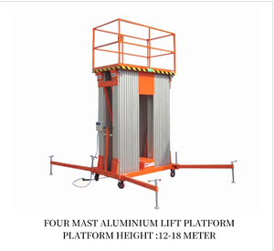 Escalera elevadora eléctrica para hombre Elevador hidráulico 20 pies 30 pies 40 pies Aleación de aluminio 150kg 200kg Capacidad de carga 3M Granja telescópica mínima - Product Image 3