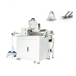 Machine automatique de sertissage de cosses de bouchons à positions multiples avec machine à dénuder les fils et à tremper l'étain - Product Image 1