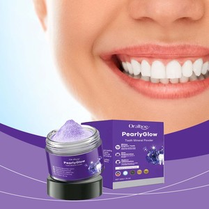 Poudre dentaire Oralhoe 3D formule blanche violette pour blanchir l'élimination du tartre et une haleine fraîche soins naturels pour des <span class=keywords><strong>dents</strong></span> saines - Product Image 3