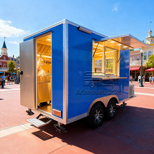 Remorque de restauration mobile d'extérieur pour doner <span class=keywords><strong>kebab</strong></span>, rôtissoire commerciale, à vendre à prix abordable - Product Image 3