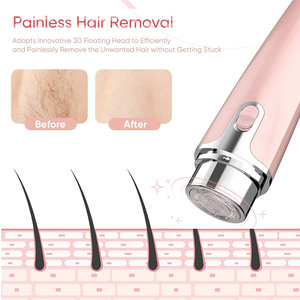 <span class=keywords><strong>Epilatore</strong></span> Portatile Indolore Yi Er a Forma di Rossetto, Mini Depilatore Viso per Donne, Disco Rotante 12000RPM, Batteria ABS - Product Image 2
