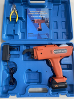 Outils de ligature automatiques électriques en acier populaires en 2023, compatibles avec la batterie Makita, kit de niveau, machine à ligaturer les barres d'armature pour la construction
