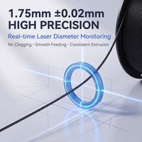 Filament d'imprimante 3D PETG en gros 1,75 mm Noir Gris Bleu Haute Résistance Qualité Industrielle Matériau d'impression 3D en vrac OEM