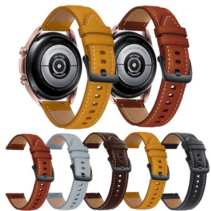 <span class=keywords><strong>Correa</strong></span> de <span class=keywords><strong>cuero</strong></span> de 22mm y 20mm para Samsung Galaxy Watch 3, 41, 45mm, 46mm, 42mm, <span class=keywords><strong>correa</strong></span> para <span class=keywords><strong>Amazfit</strong></span> GTR <span class=keywords><strong>GTS</strong></span> 4, 3, 2, correas de reloj para Huawei GT - Product Image 2