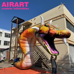 Гигантская надувная модель питона для Хэллоуина и декораций мероприятий - Product Image 3