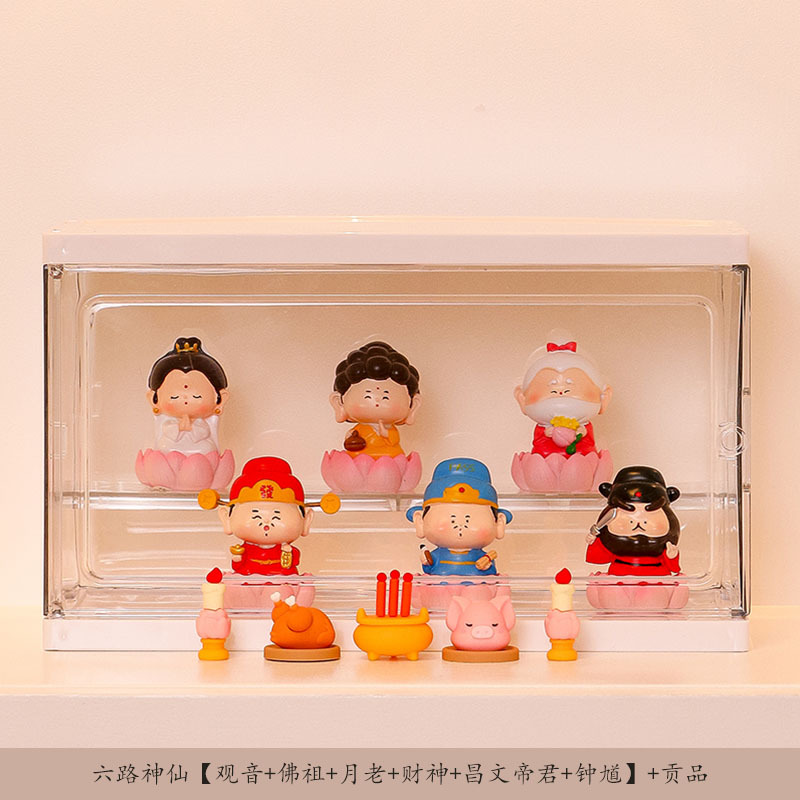 Six-way Deity Offering Display Rack