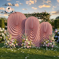 Housses de draperie pour arche de mariage ANNIELU, housses extensibles en spandex pour fond de scène, pour la décoration de cérémonie de mariage et de fête