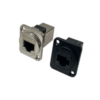 8P8C Adaptateur réseau Prise Cat5e Cat6 Rj45 Jack trapézoïdal Jack modulaire Connecteur droit Répartiteur Rj45 Connecteur adaptateur Rj45