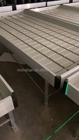 Système hydroponique pour serre de tête, bacs à air comprimé, plateau à rouler et Table