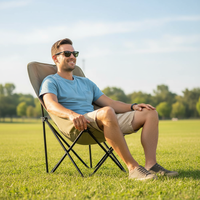 Chaise de plage moderne, robuste, pliable, confortable, avec sac de transport, légère, portable, en tissu Oxford, pour le camping en plein air, l'école