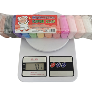 Kit de Arcilla Polimérica Superligera de 12 Colores para Niños, Juguete Educativo de Modelado Manual, Plastilina - Product Image 4