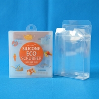 Boîte pliante transparente en PVC écologique jetable personnalisée, emballage rectangulaire pour outils de cuisine, cosmétiques - Boîtes en plastique