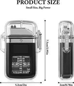 Nuevo Encendedor Eléctrico Recargable USB Pequeño, Encendedor Electrónico con Huella Dactilar - Product Image 2