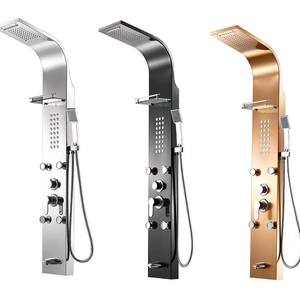 Panneau de douche <span class=keywords><strong>à</strong></span> mémoire intelligente, système encastré 304 SS avec préréglage personnalisé pour la température de l'<span class=keywords><strong>eau</strong></span> - Product Image 1