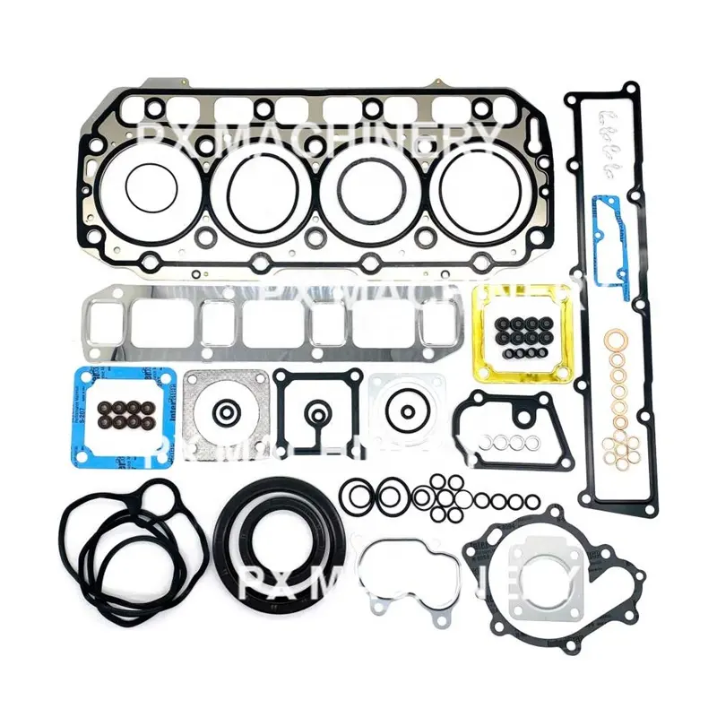 Kit completo de juntas com vedações para motor diesel PX1646, peças sobressalentes de alta qualidade para motor Yanmar 4TNV106, material em aço inoxidável