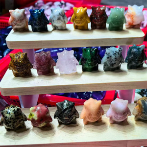 Nouveautés : Figurines sculptées en forme d'étoile de mer en cristal de <span class=keywords><strong>quartz</strong></span> naturel mélangé, mini-gemmes spirituelles de 30 mm, à vendre - Product Image 5